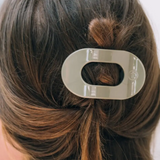 Small Flat Round Clip - Sage