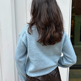 Paris Sweater - Blue/Brown