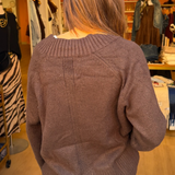 Miller Oversized Cozy Cardigan - Coffee Bean