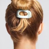 Small Flat Round Cloud Clip - Sage Leaf