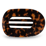 Large Flat Square Clip - Tortoise