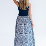 Emily Maxi Skirt - Blossom Navy