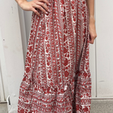 Kylie Midi Skirt - Red