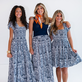 Emily Maxi Skirt - Blossom Navy