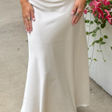 Fitz Midi Skirt - Pearl