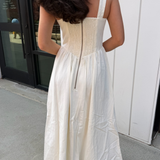 Corsa Midi Dress - Ivory