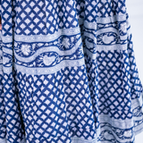 Lil Smocked Maxi Dress - Mini Lotus Navy