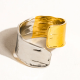 Emmy Textured Open Ring