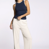 Irina High-Neck Tank - Blue