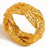 Celeste Vintage Twisted Bold Ring