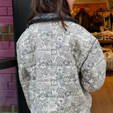 Quinn Quilted Bandana Jacket - Cream