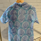 WeeLil Wells Buttondown Shirt - Shells Carolina Bright Blue