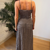 Kendall Smocked Maxi Dress - Black