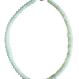 Candy Beaded Statement Necklace - Seaglass Blue