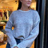 Staci Crew Sweater - Taupe