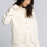 Zane Oversized Cardigan - White