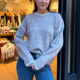 Staci Crew Sweater - Taupe