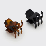 Small Claw Clips 2pc Set - Black & Tort