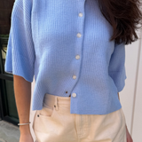 Kaya Knit Cardigan - Blue
