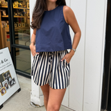 Suzi Sleeveless Top - Ink