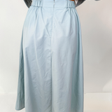 Whit Side Pocket Long Skirt - Light Blue