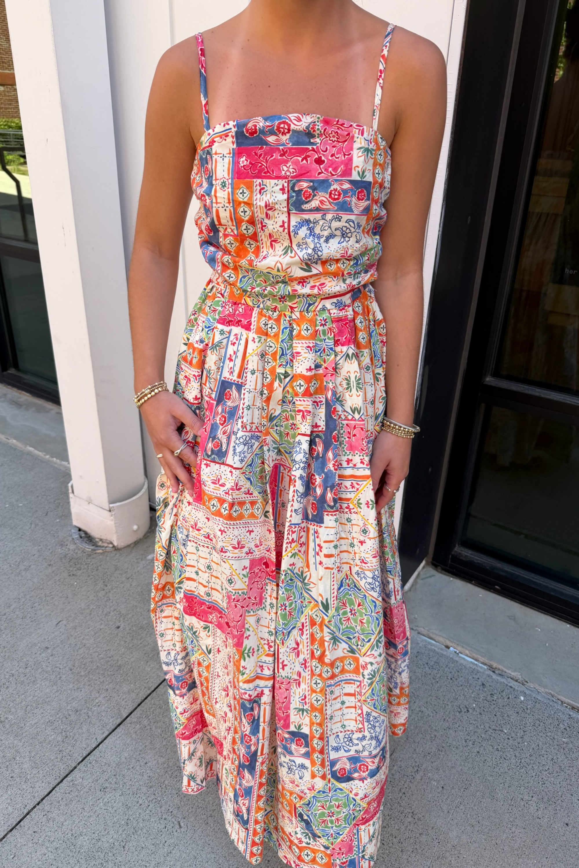 paxton midi dress Marie Oliver Paxton Dress - Havana