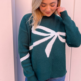 Wrap Me Up Sweater - Dark Green