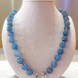 ATL Chunky Charm Necklace - Slate Blue