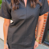 Simple Mini Dress - Black