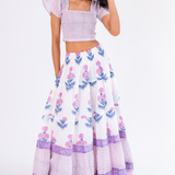 Lucy Smocked Maxi Skirt - Poppy Pink