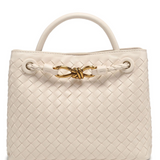 Mason Woven Top Handle Tote - Ivory