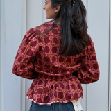 Grace Colorblock Long Sleeve Top - Mutli