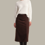 Daphne Cropped Pullover Sweater - Chalk