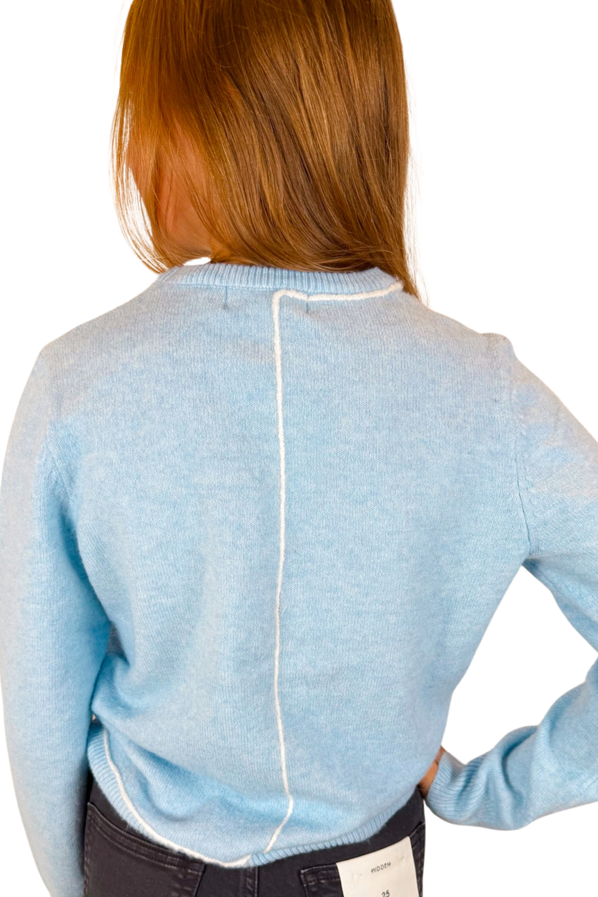 Britta Crewneck Sweater - Light Blue