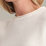Daphne Cropped Pullover Sweater - Chalk
