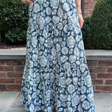 Ariana Maxi Skirt - Egyptian Blue