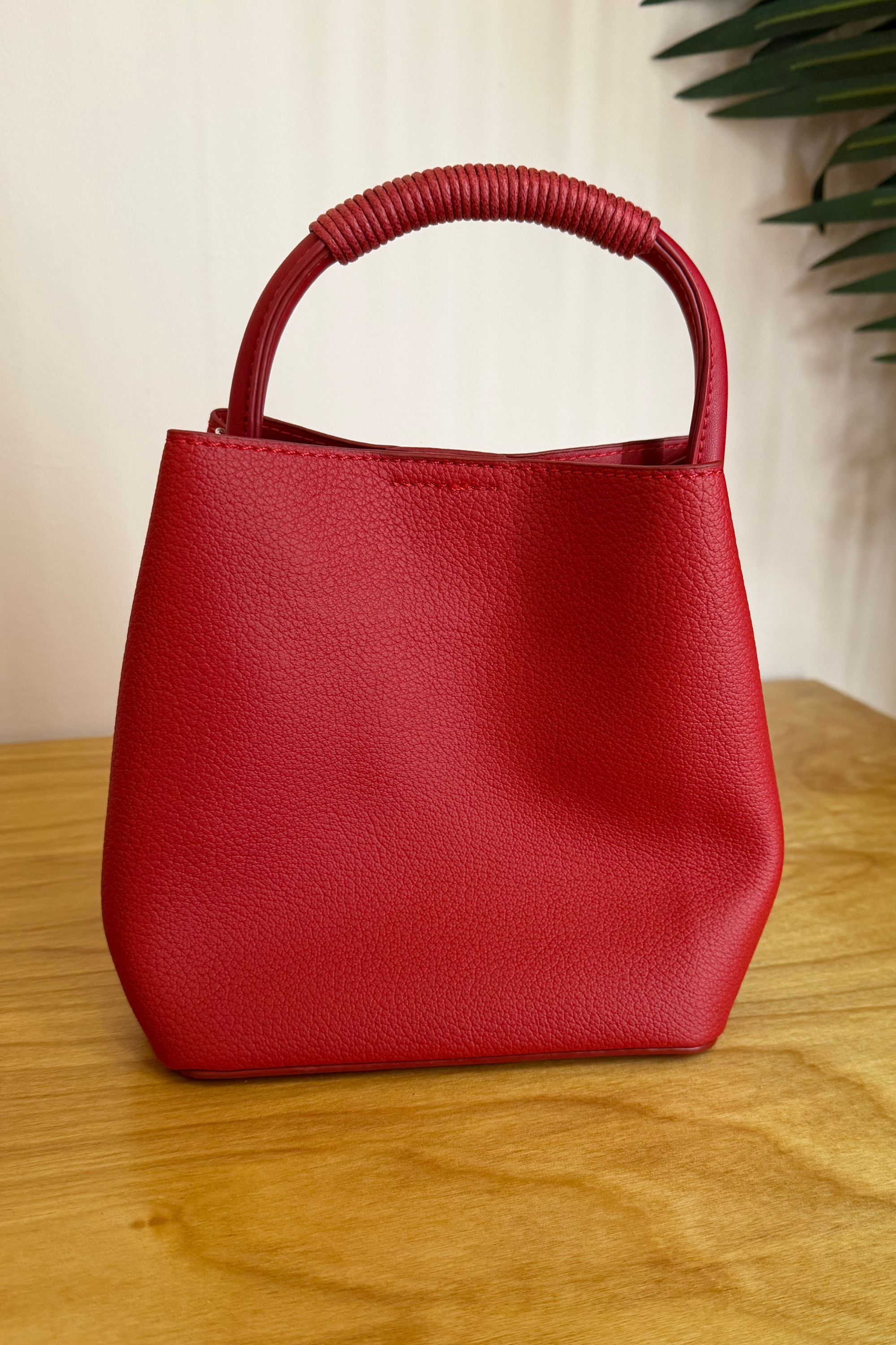 Greyson Top Handle Crossbody Bag - Red