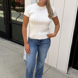 Cam Sweater Top - Off White
