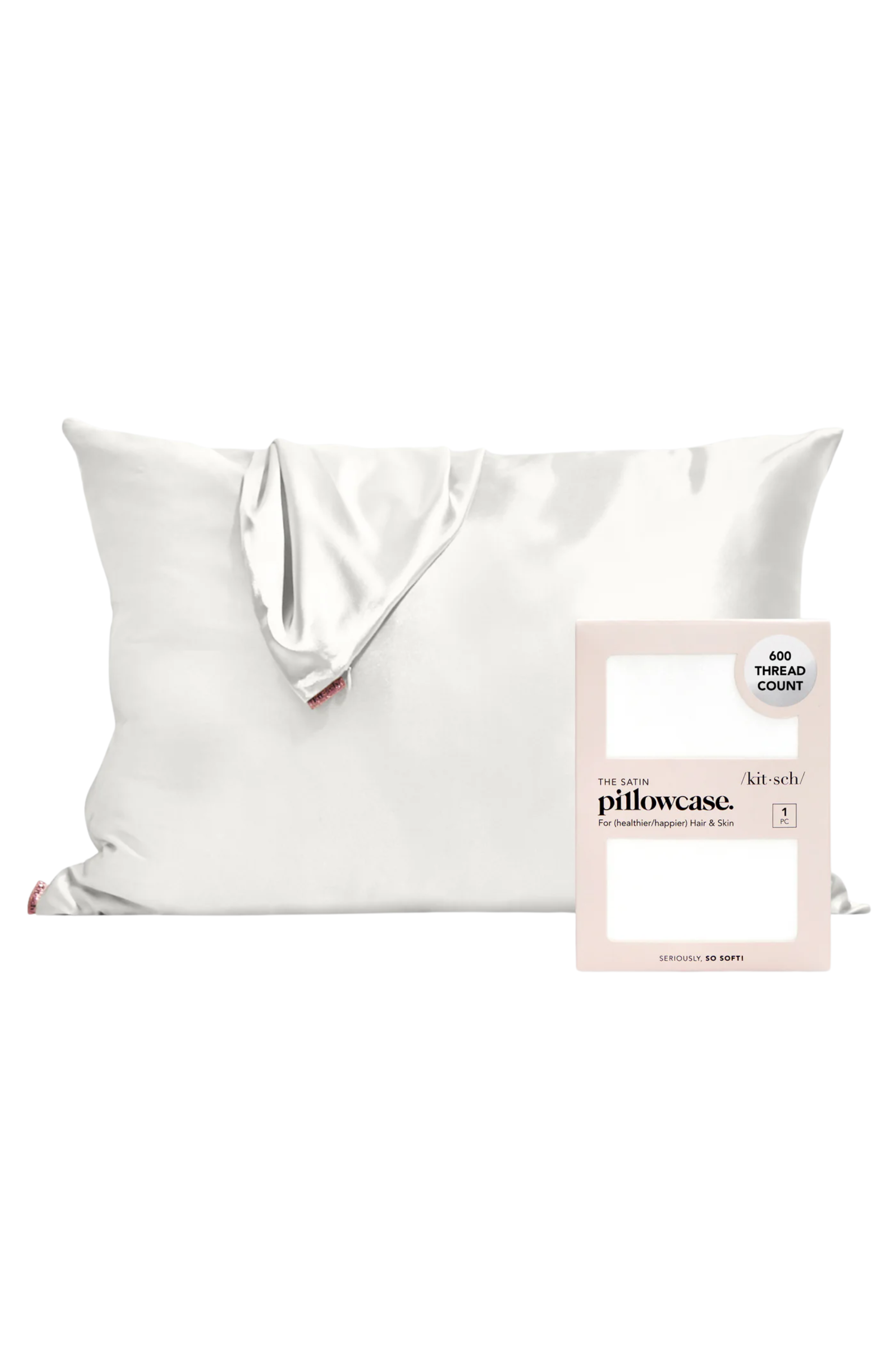 Satin Pillowcase - Ivory