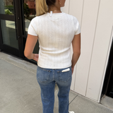 Cam Sweater Top - Off White