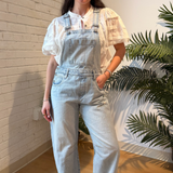 Dylan Denim Barrel Overalls - Light