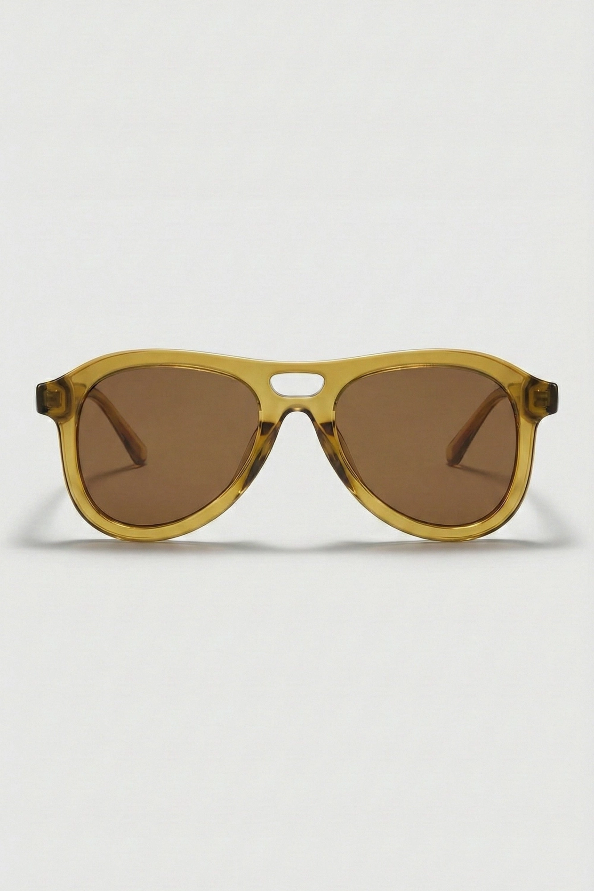 Thayer Polarized Sunglasses - Transparent Moss