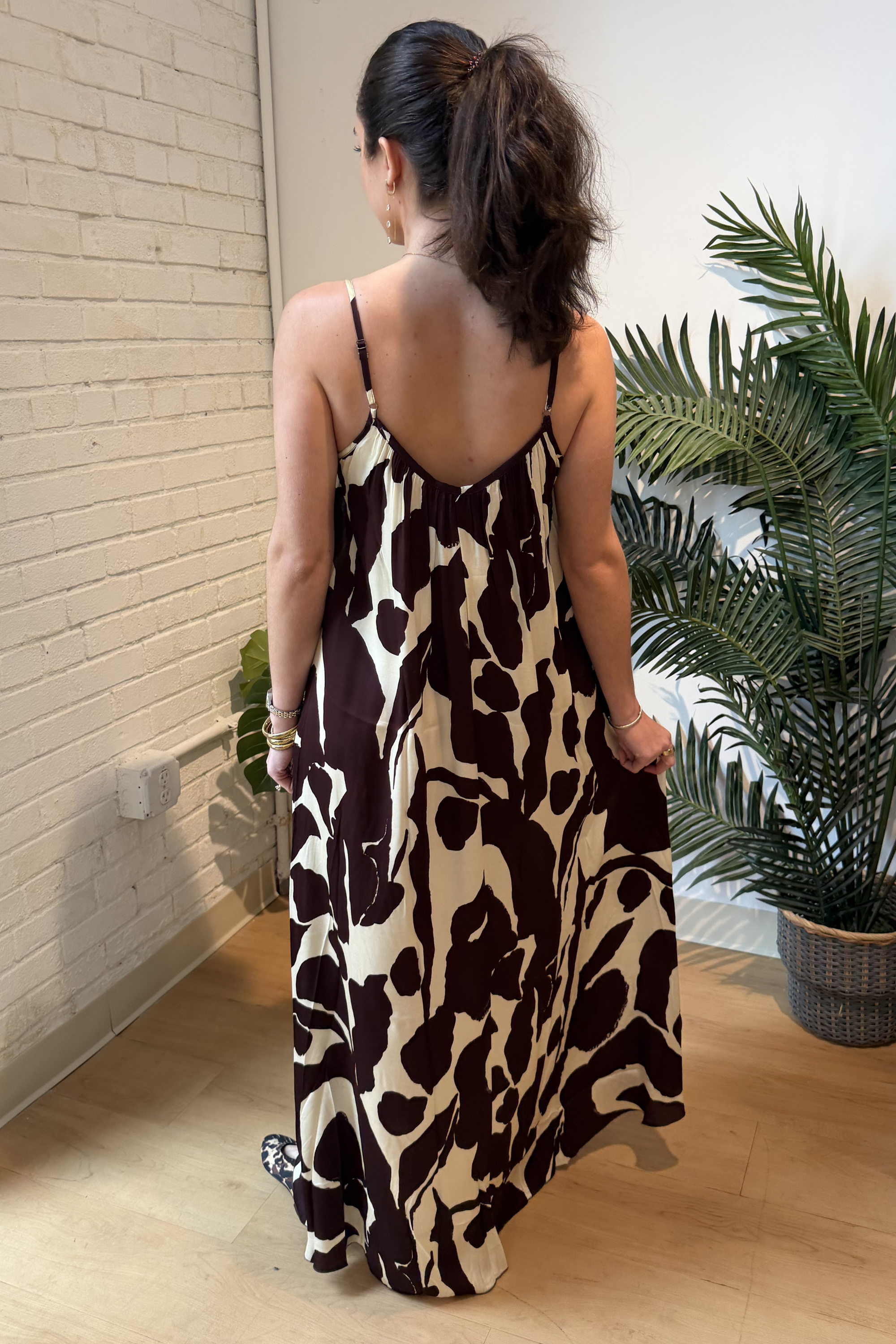 Euphrate Maxi Dress - Marron