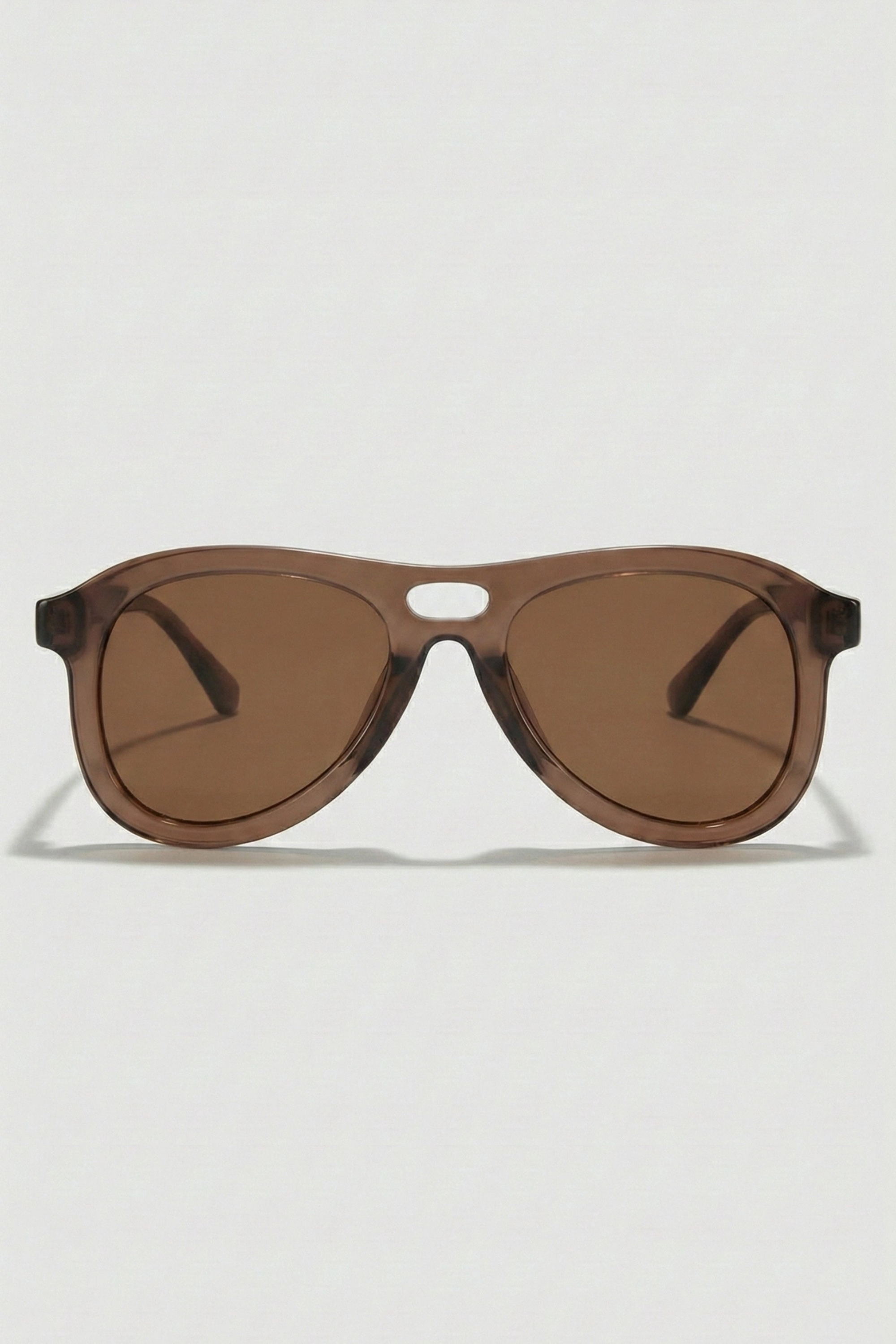 Thayer Polarized Sunglasses - Transparent Brown