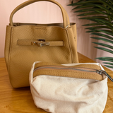 Asher Dual-Carry Bag W/Pouch - Apricot