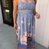 Nille Maxi Dress - Blue Multi