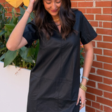 Simple Mini Dress - Black