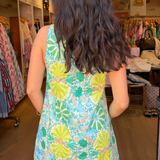 Cora Mini Shift Dress - Lime