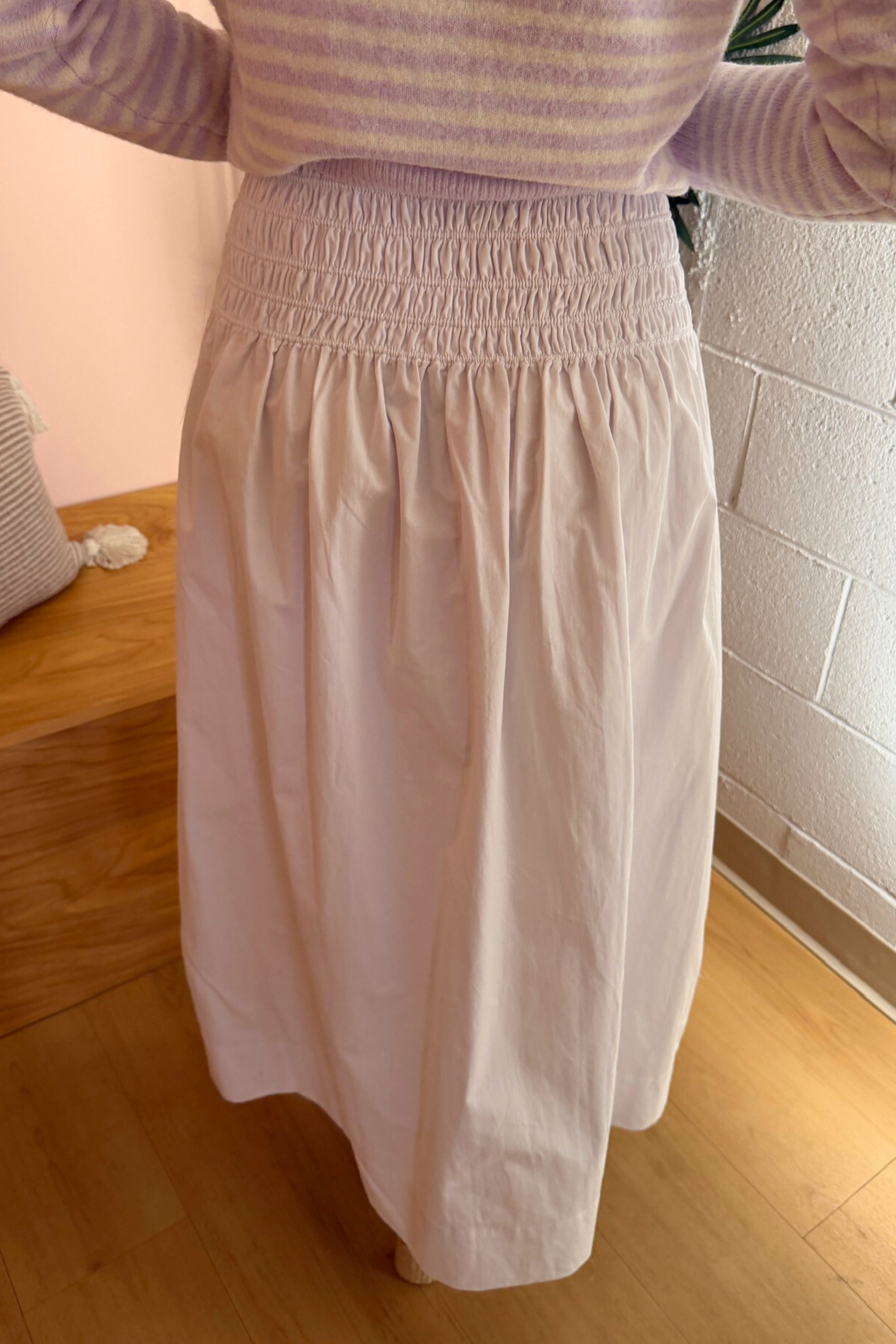 Everywhere Maxi Skirt - White