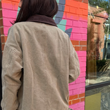 Elli Oversized Barn Jacket - Olive